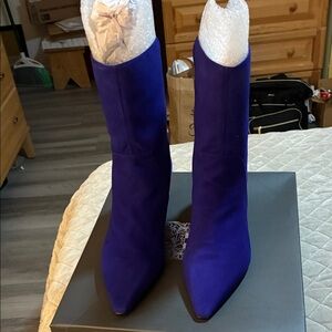 Vince Camuto Vibrant Purple Heeled Boots